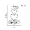 Decorative Metal Crystal Sphere Stands – Hearts, Crowns & Flowers