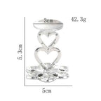 Decorative Metal Crystal Sphere Stands – Hearts, Crowns & Flowers