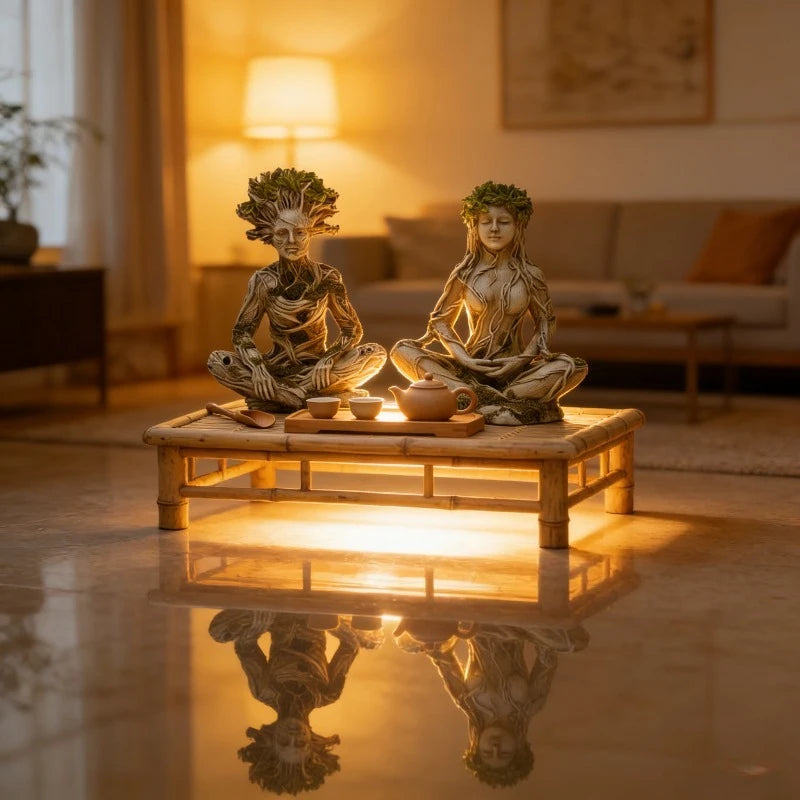 Tree Spirit Meditation Statue – Choose Male or Female