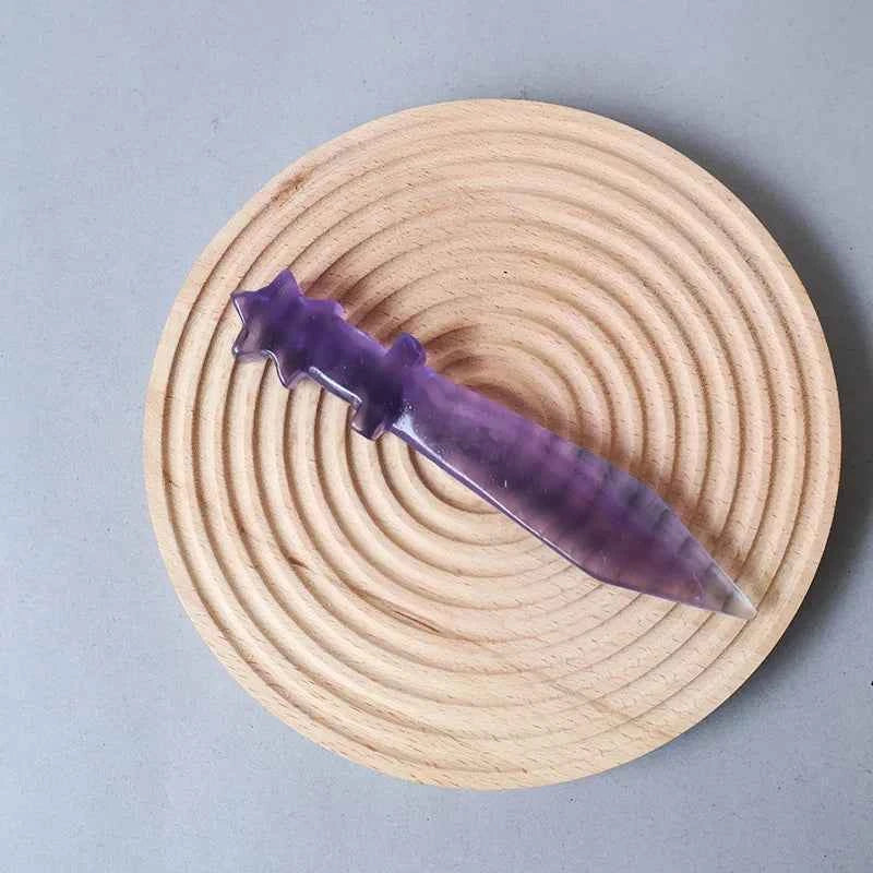 Natural Crystal Dirk Wand – Choose Your Stone