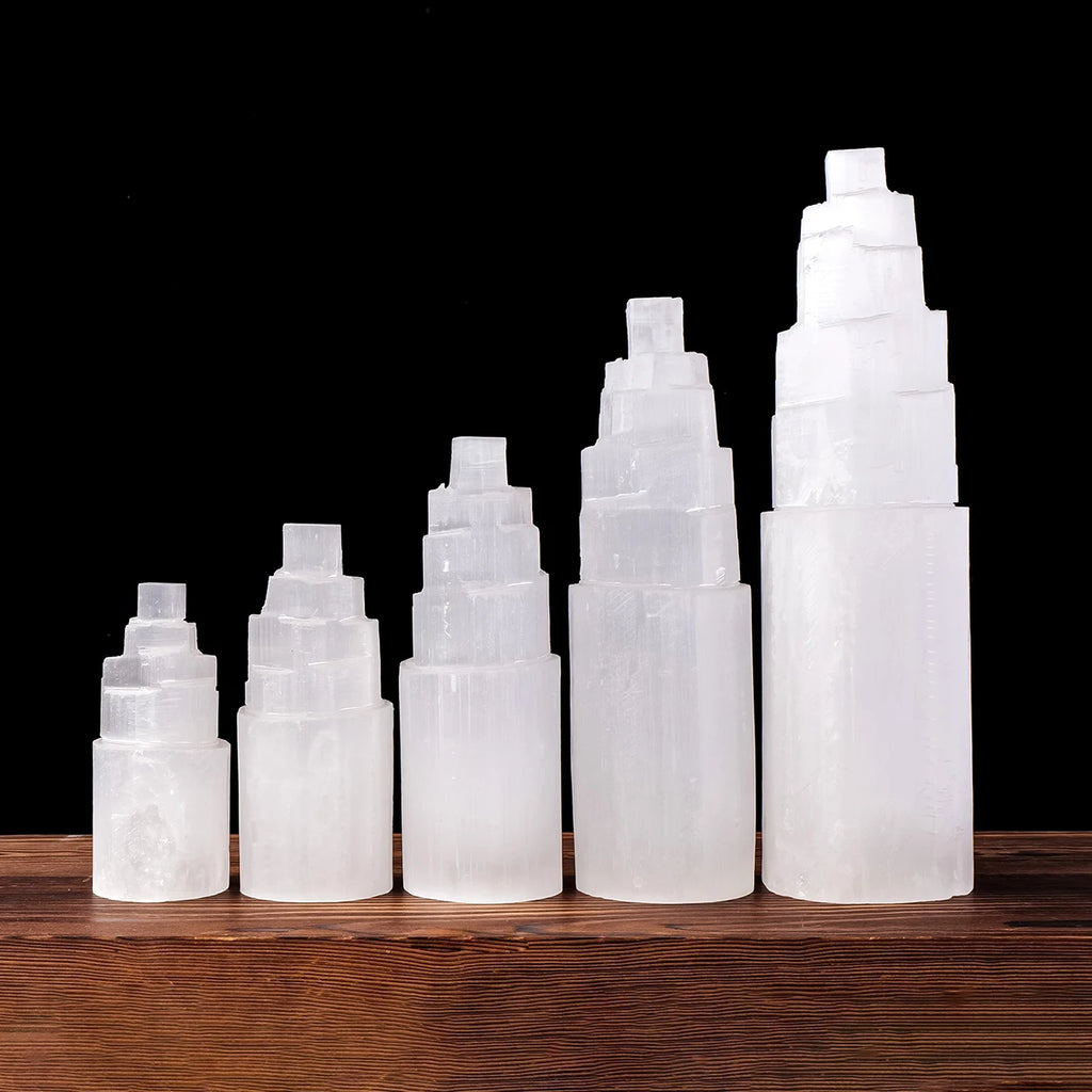 Natural Selenite Tower