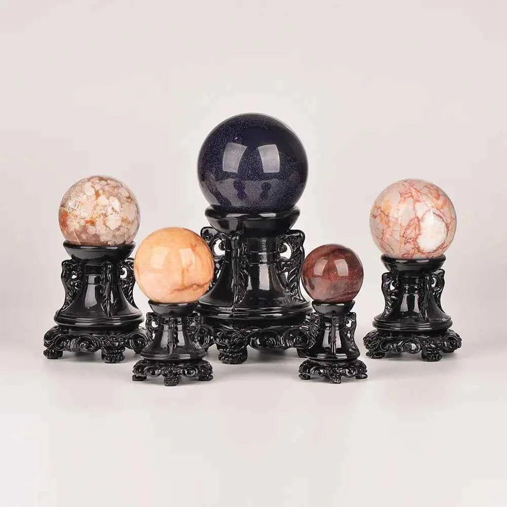Clear Crystal & Mineral Display Stand