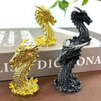 Dragon Head Crystal Sphere Display Stand