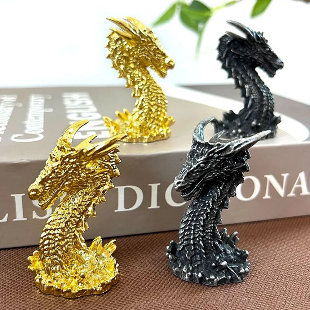 Dragon Head Crystal Sphere Display Stand