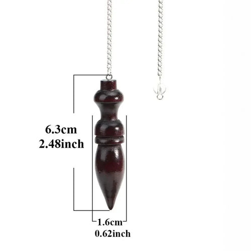 Natural Egyptian Wood Divination Pendulum