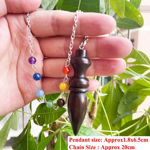 Natural Egyptian Wood Divination Pendulum