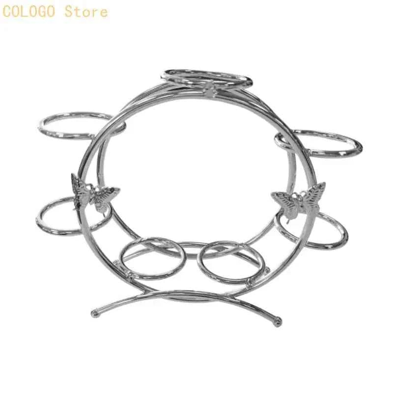Arched Metal Crystal Sphere Display Stand