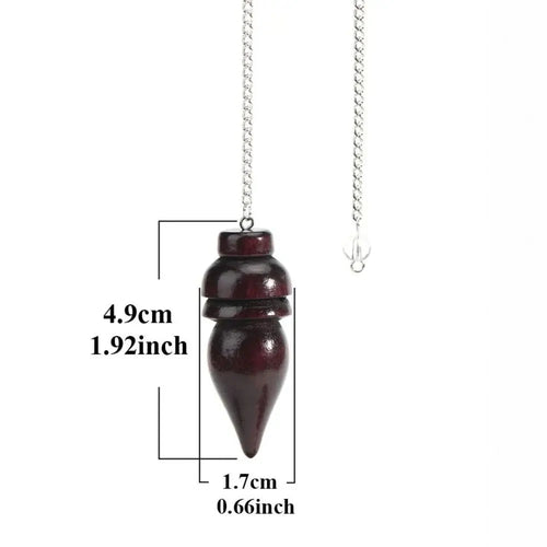 Natural Egyptian Wood Divination Pendulum