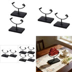 Metal Rock & Crystal Display Stand