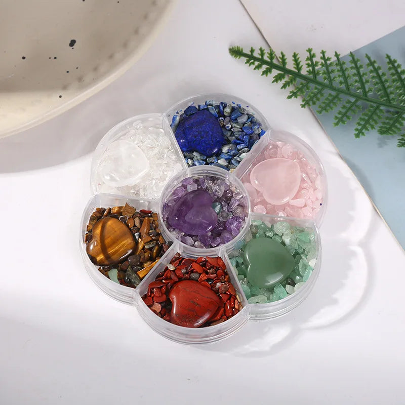 7 Chakra Crystal Meditation Stone Set
