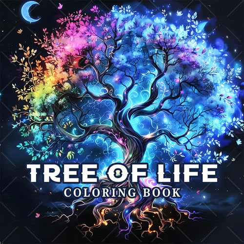 Tree of Life Coloring Book - 24 Pages