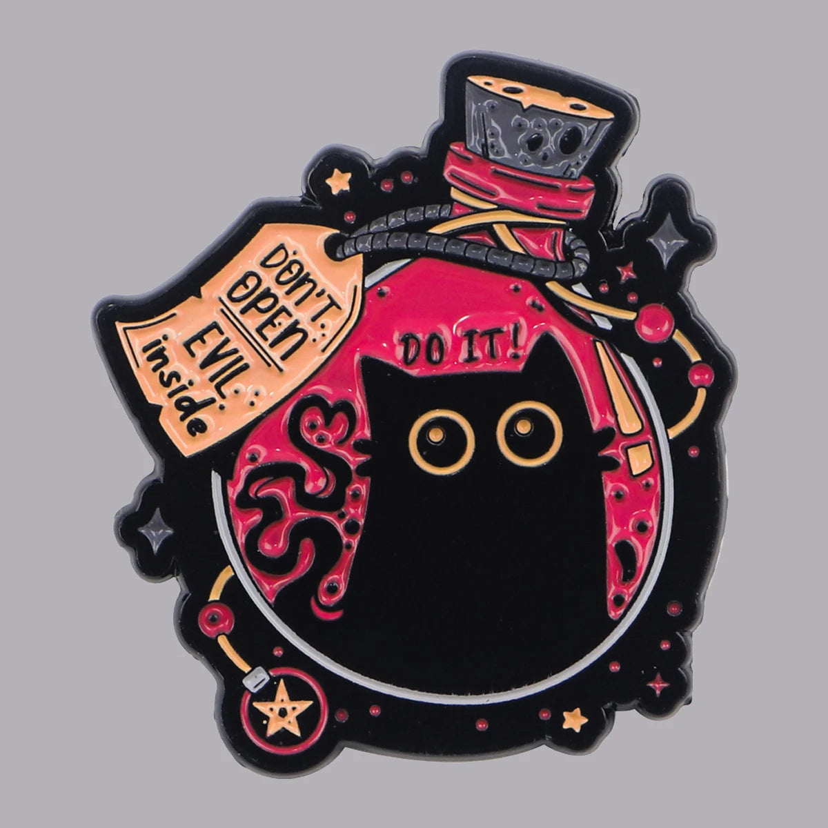 Black Cat Enamel Pin