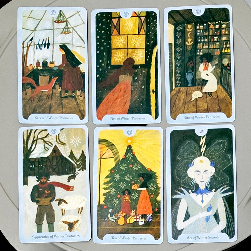 Seasons of the Witch Winter Tarot Deck - The Elemental Path