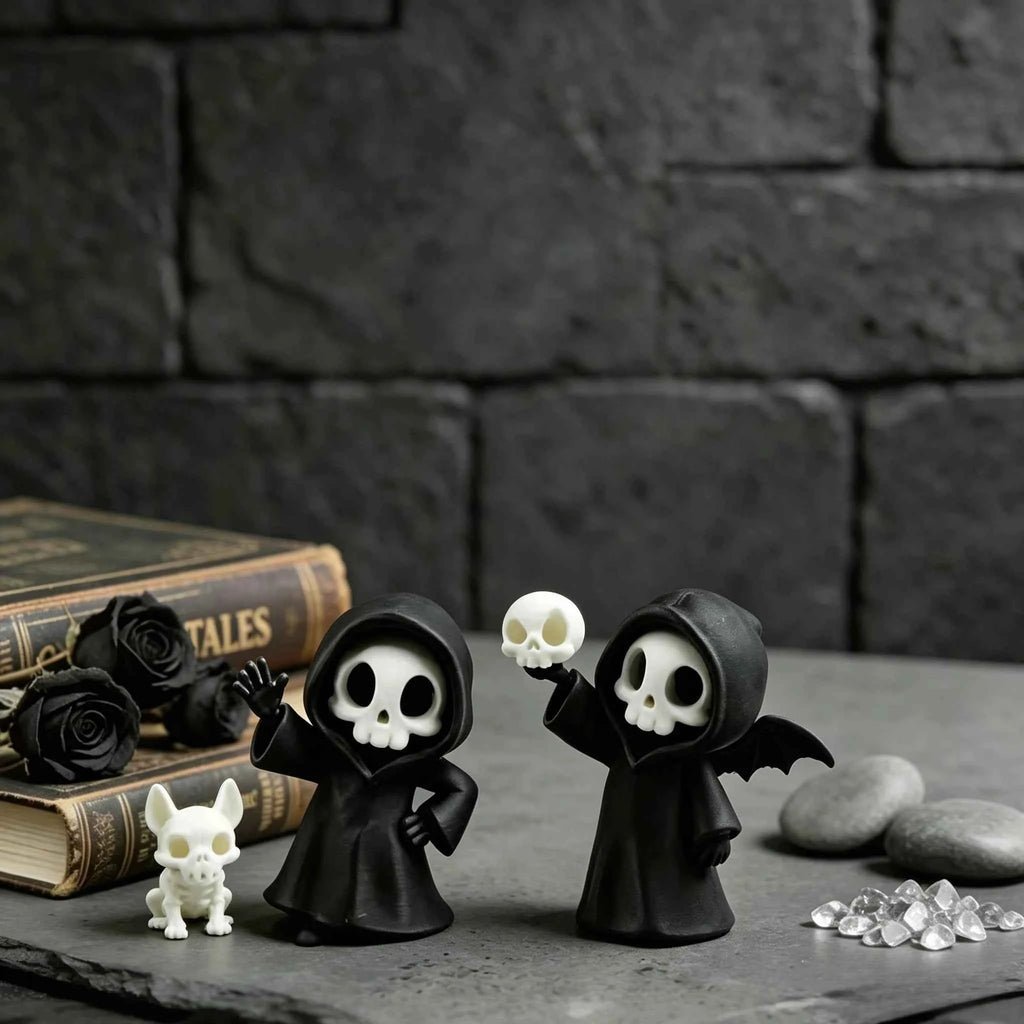 Mini Grim Reaper Resin Figurine