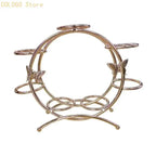 Arched Metal Crystal Sphere Display Stand