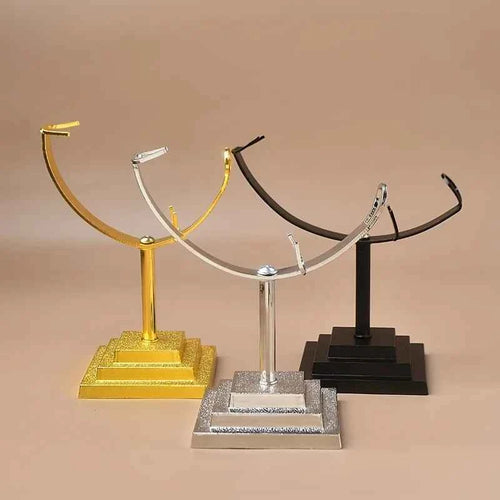 Adjustable Crystal Moon Display Stand