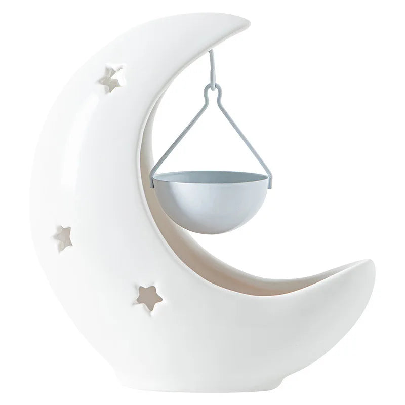 Moon Ceramic Essential Oil Burner – product view 5