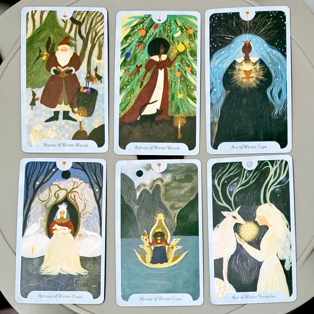 Seasons of the Witch Winter Tarot Deck - The Elemental Path