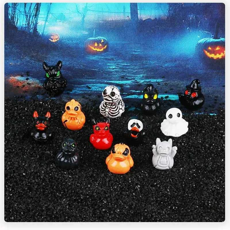 Mini Halloween Resin Figurine Set