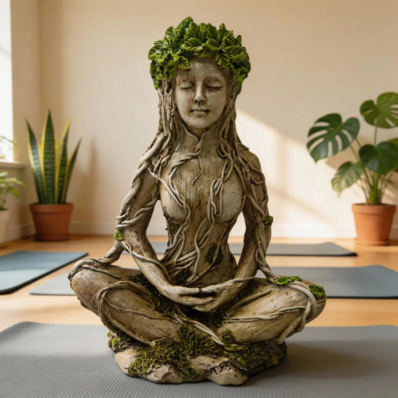 Tree Spirit Meditation Statue – Choose Male or Female