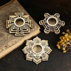 Wooden Lotus Crystal Ball Display Stand