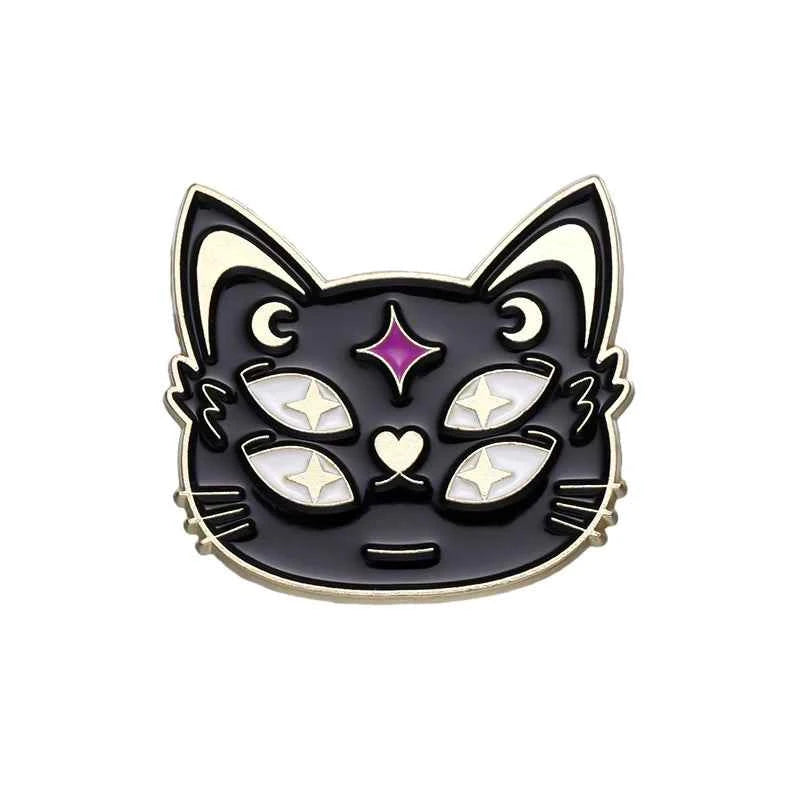 Witch Cat Enamel Pin
