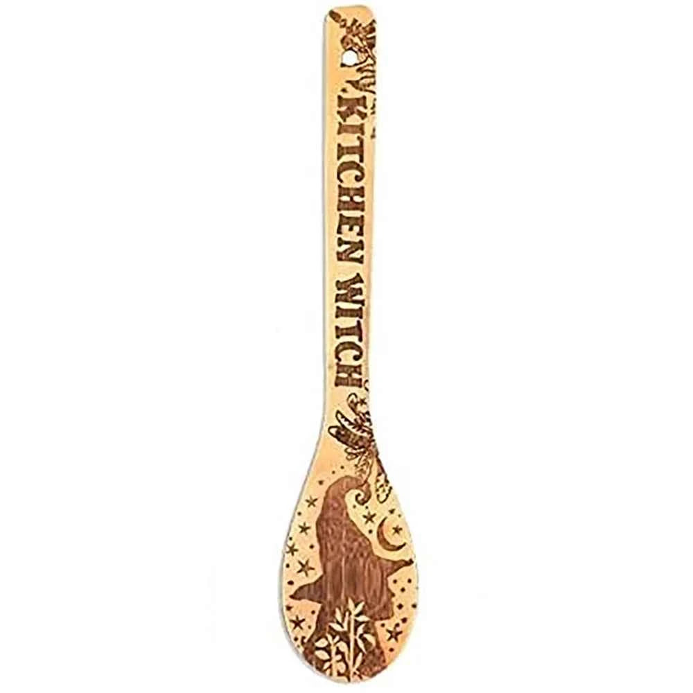 Witchy Yule Wooden Spoon