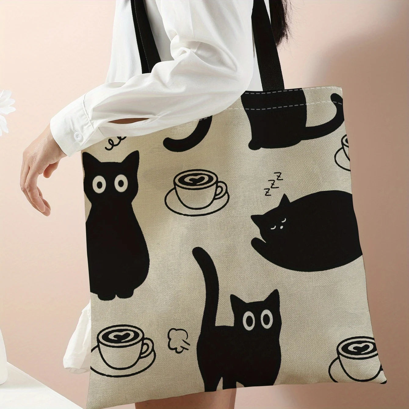 Printed Reusable Travel Tote