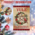 Yule Blessing Garden Flag - The Elemental Path