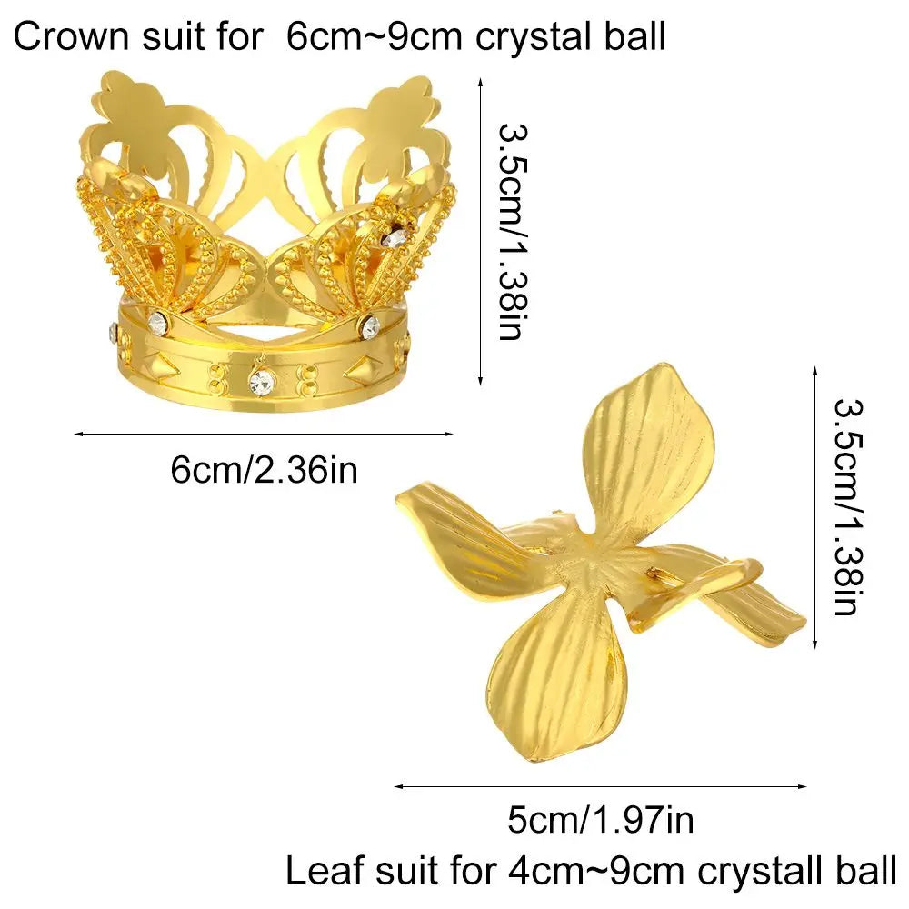 Decorative Crystal Sphere Stands – Multiple Styles & Finishes