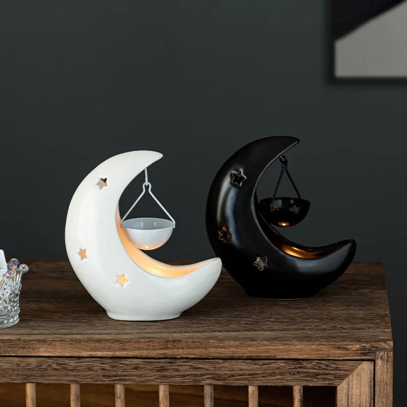 Moon Ceramic Essential Oil Burner