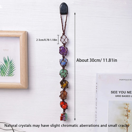 Seven Chakra Crystal Hanging Charm