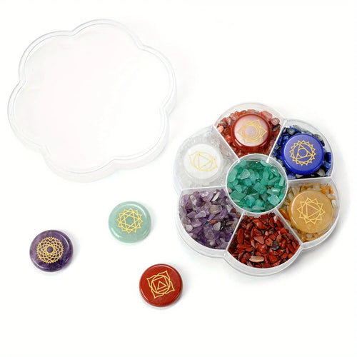 7 Chakra Crystal Meditation Stone Set