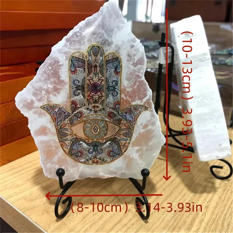 Selenite Fatima Hand Charging Plate