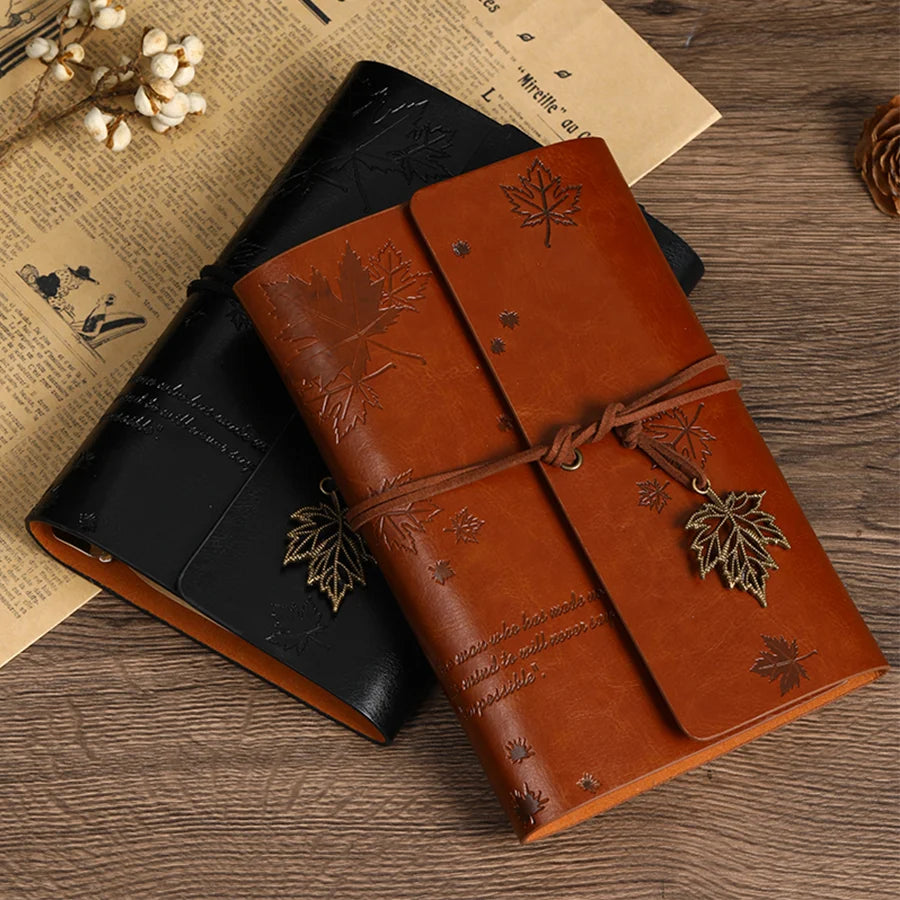 Fallen Leaf Spiral Journal