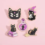 Witch Cat Enamel Pin