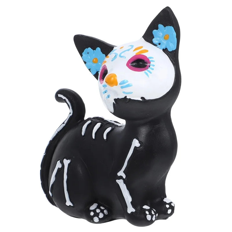 Day of the Dead Dog & Cat Figurines