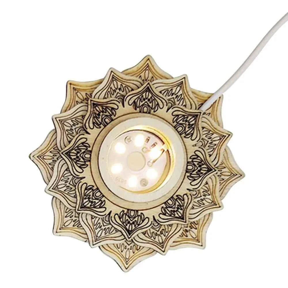 Lotus Crystal Sphere Display Base