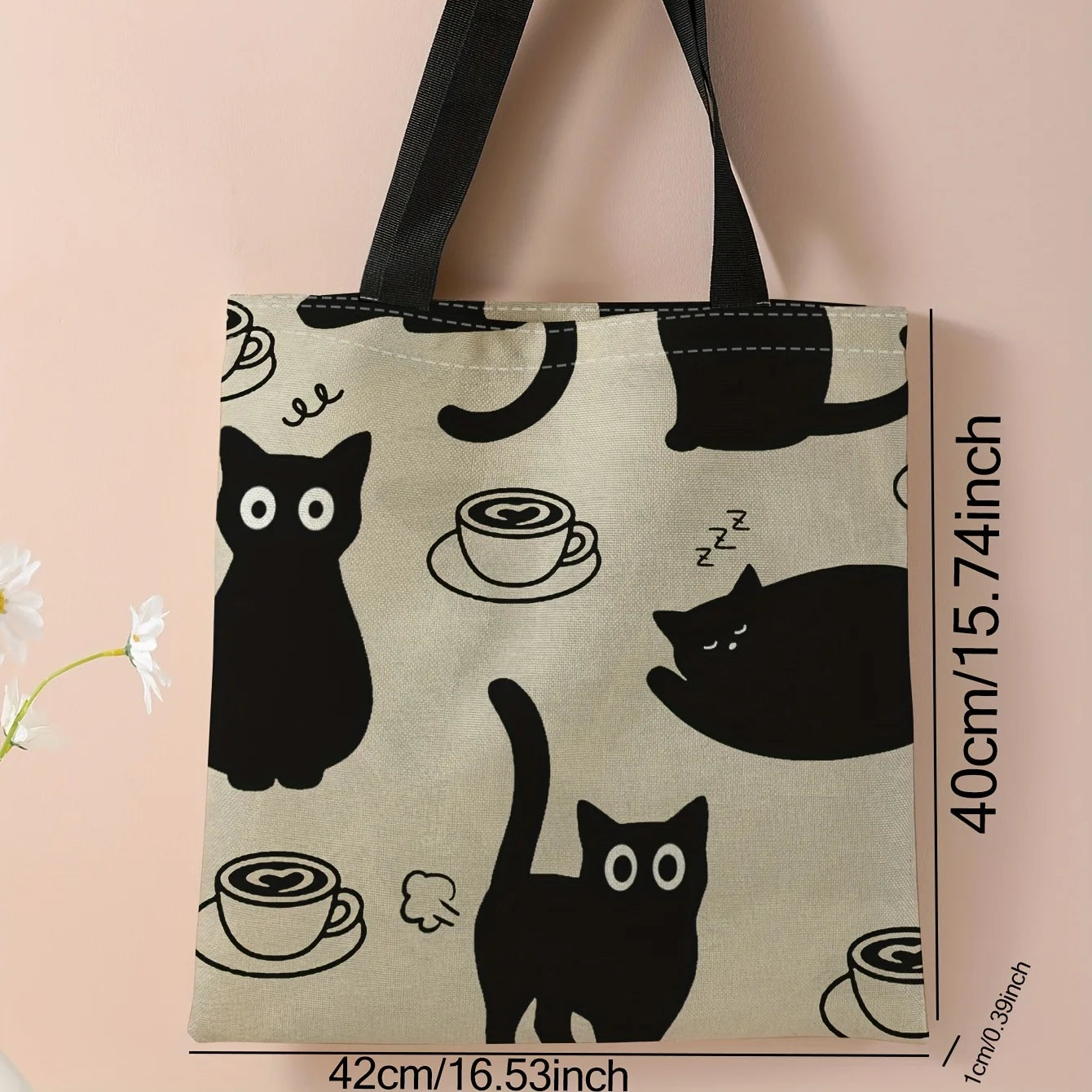 Printed Reusable Travel Tote