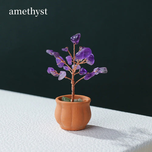 Mini Crystal Money Tree – Choose Your Stone