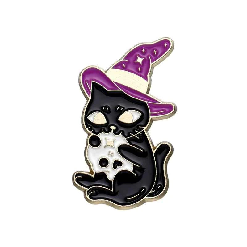 Witch Cat Enamel Pin