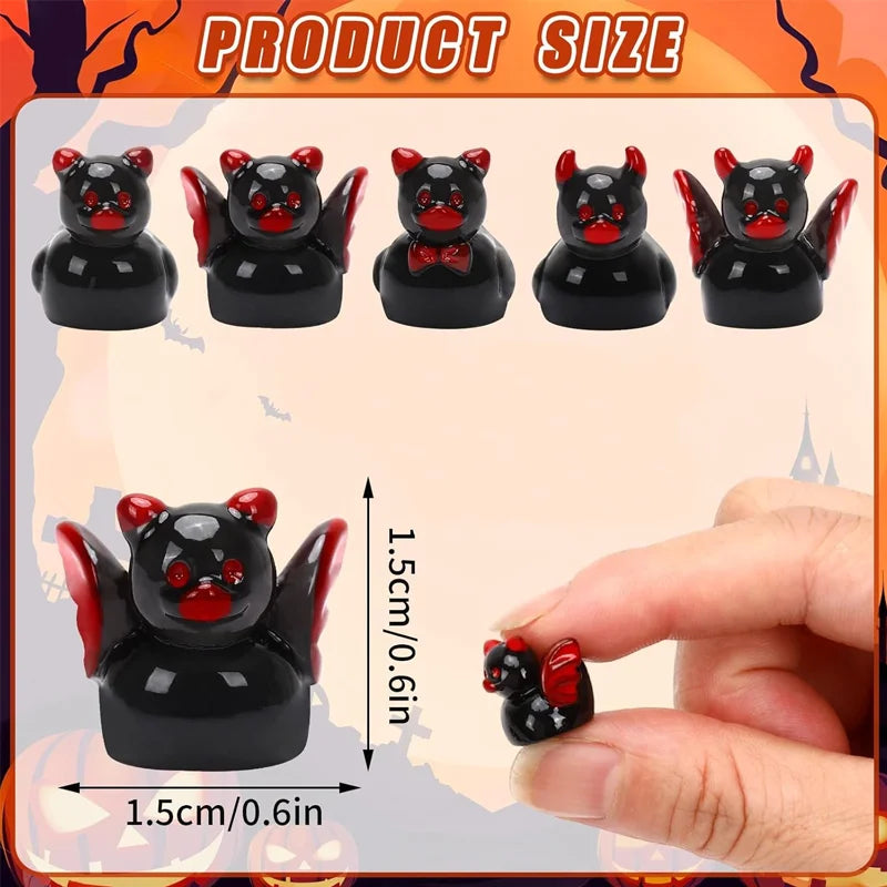 Mini Devil Duck Figurines – 5 or 10 Pack – product view 2