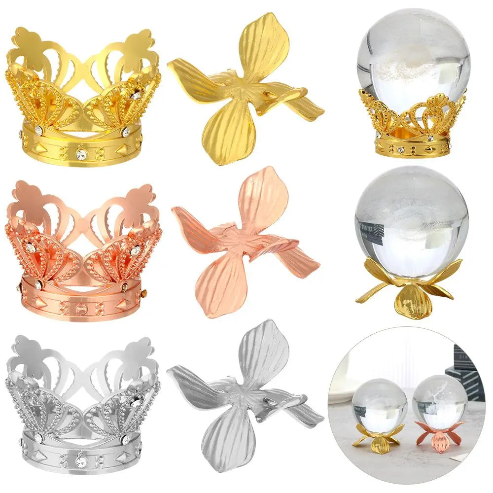 Decorative Crystal Sphere Stands – Multiple Styles & Finishes