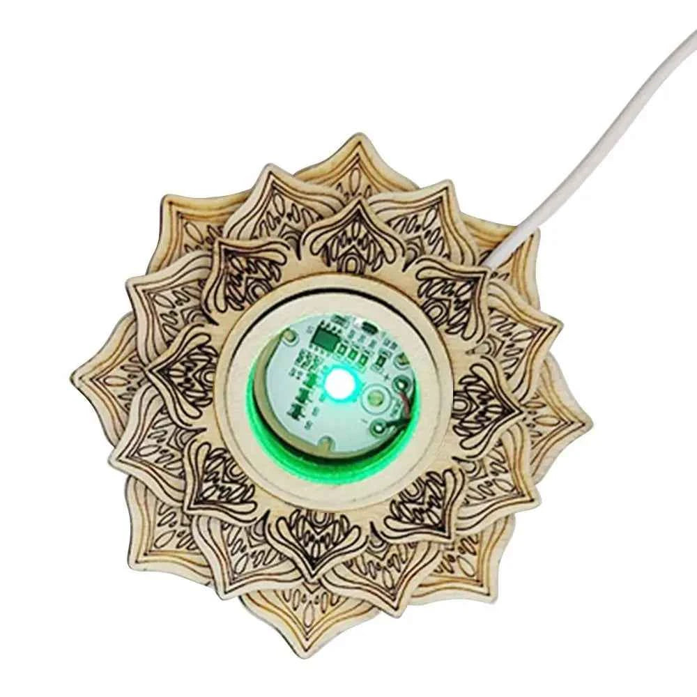 Lotus Crystal Sphere Display Base