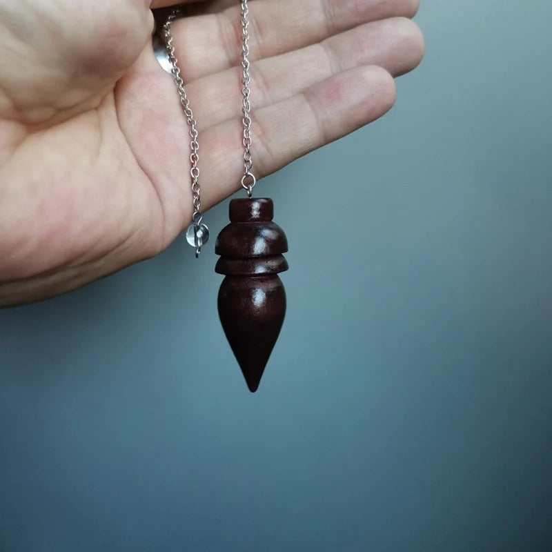 Natural Egyptian Wood Divination Pendulum