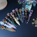 Natural Crystal Dirk Wand – Choose Your Stone - The Elemental Path