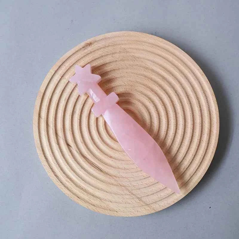 Natural Crystal Dirk Wand – Choose Your Stone