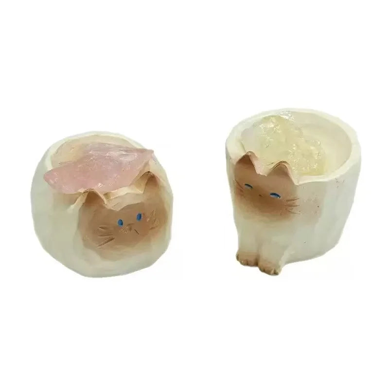 Lucky Cat Crystal Reveal Essential Oil Diffuser