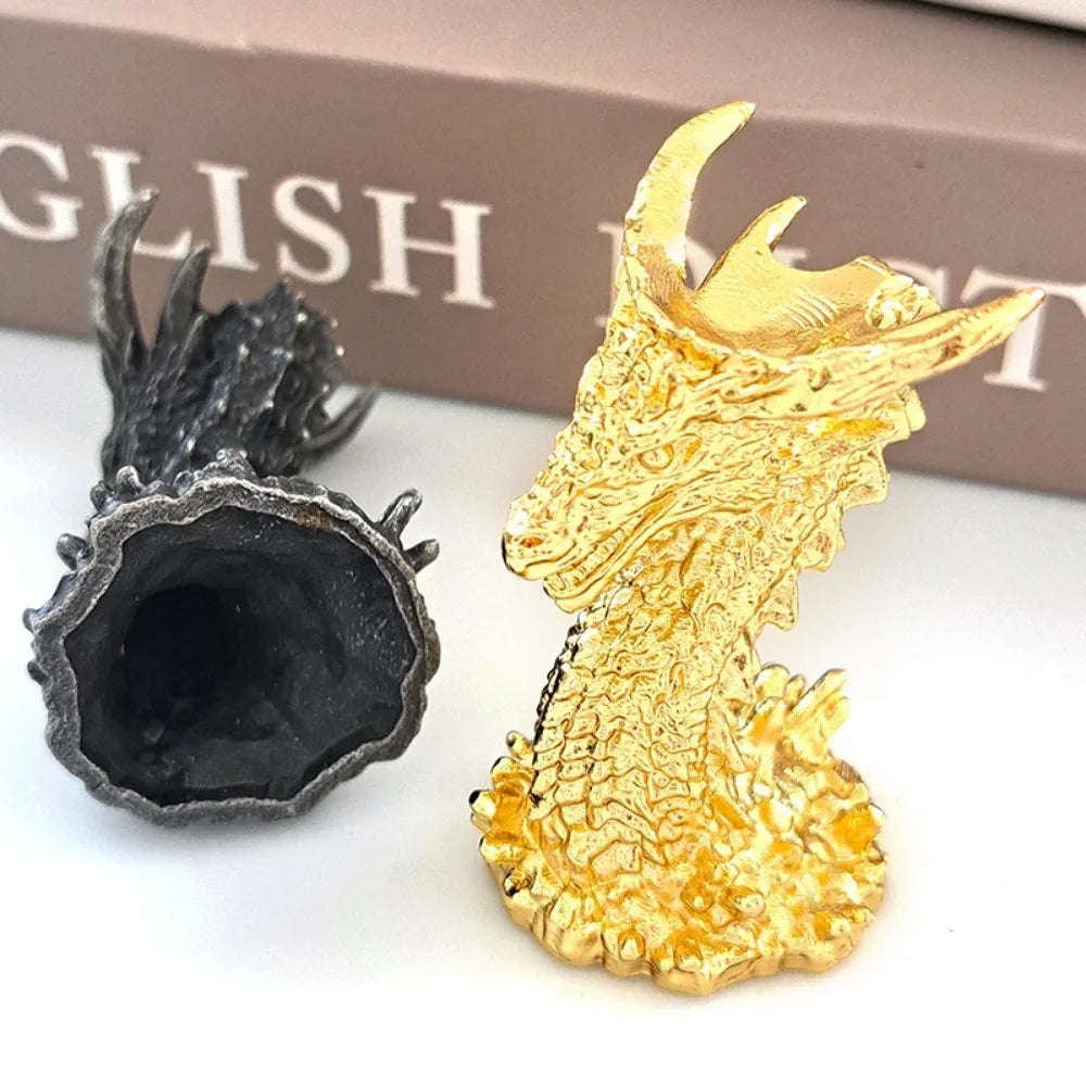 Dragon Head Crystal Sphere Display Stand