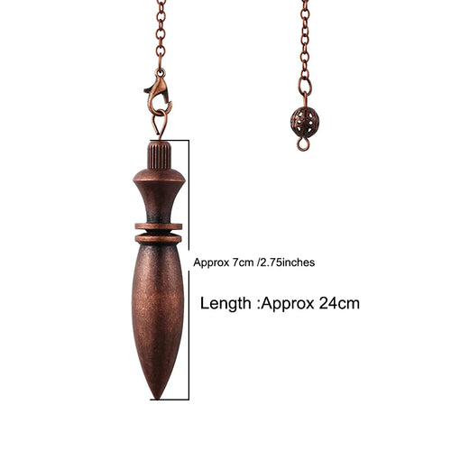 Copper Metal Pendulum for Divination & Energy Work
